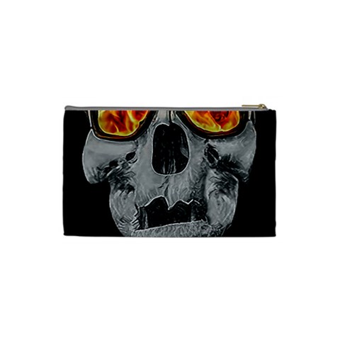 Gothic Elegance, Ironic Dark Art (AI) Cosmetic Bag (Small) from ArtsNow.com Back