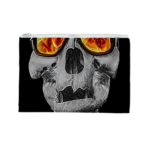 Gothic Elegance, Ironic Dark Art (AI) Cosmetic Bag (Large) from ArtsNow.com Front