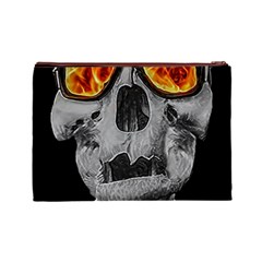 Gothic Elegance, Ironic Dark Art (AI) Cosmetic Bag (Large) from ArtsNow.com Back