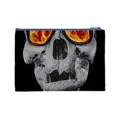 Gothic Elegance, Ironic Dark Art (AI) Cosmetic Bag (Large) from ArtsNow.com Back