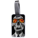 Gothic Elegance, Ironic Dark Art (AI) Luggage Tag (two sides)