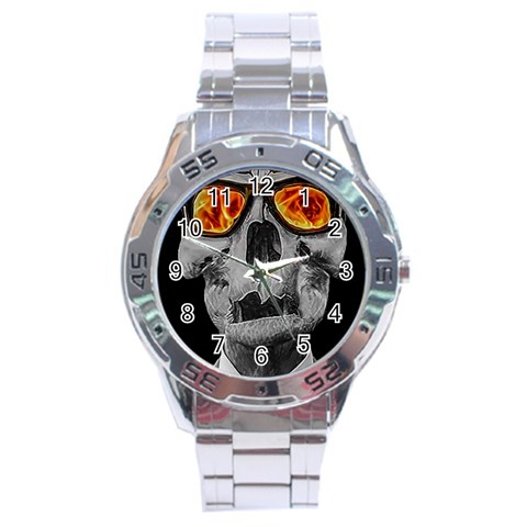 Gothic Elegance, Ironic Dark Art (AI) Stainless Steel Analogue Watch from ArtsNow.com Front