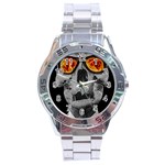 Gothic Elegance, Ironic Dark Art (AI) Stainless Steel Analogue Watch