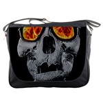 Gothic Elegance, Ironic Dark Art (AI) Messenger Bag