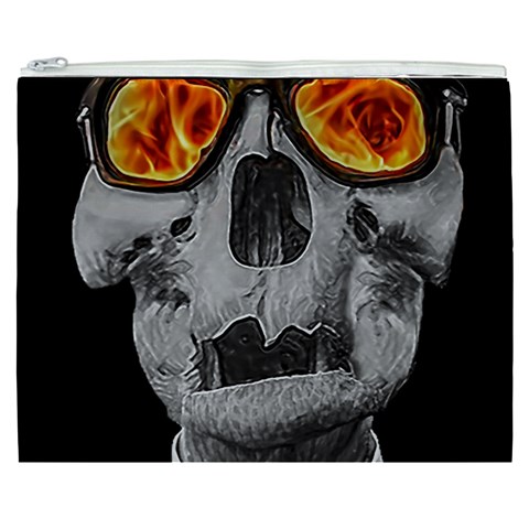 Gothic Elegance, Ironic Dark Art (AI) Cosmetic Bag (XXXL) from ArtsNow.com Front