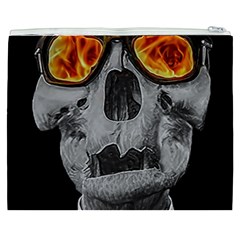 Gothic Elegance, Ironic Dark Art (AI) Cosmetic Bag (XXXL) from ArtsNow.com Back