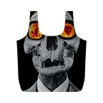 Gothic Elegance, Ironic Dark Art (AI) Full Print Recycle Bag (M)