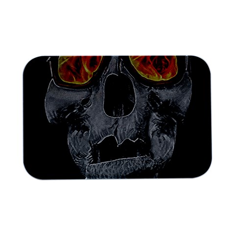 Gothic Elegance, Ironic Dark Art (AI) Open Lid Metal Box (Silver)   from ArtsNow.com Front