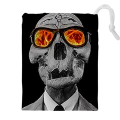 Gothic Elegance, Ironic Dark Art (AI) Drawstring Pouch (4XL) from ArtsNow.com Front