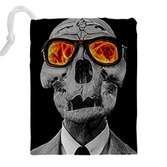 Gothic Elegance, Ironic Dark Art (AI) Drawstring Pouch (5XL) from ArtsNow.com Back