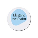 Elegant Restraint 20240825 172511 0000 Rubber Coaster (Round)