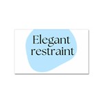 Elegant Restraint 20240825 172511 0000 Sticker Rectangular (100 pack)