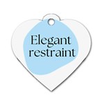 Elegant Restraint 20240825 172511 0000 Dog Tag Heart (Two Sides)