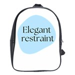 Elegant Restraint 20240825 172511 0000 School Bag (XL)