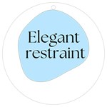 Elegant Restraint 20240825 172511 0000 UV Print Acrylic Ornament Round