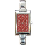 Illustrations Ajrak Abstract Design Pattern Rectangle Italian Charm Watch