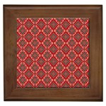 Illustrations Ajrak Abstract Design Pattern Framed Tile