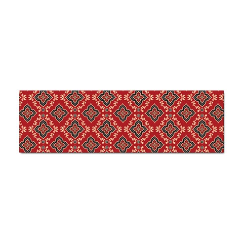 Illustrations Ajrak Abstract Design Pattern Sticker (Bumper) from ArtsNow.com Front