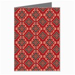 Illustrations Ajrak Abstract Design Pattern Greeting Card