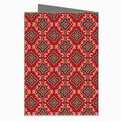 Illustrations Ajrak Abstract Design Pattern Greeting Card from ArtsNow.com Right