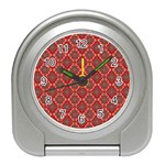 Illustrations Ajrak Abstract Design Pattern Travel Alarm Clock