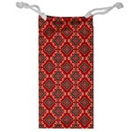 Illustrations Ajrak Abstract Design Pattern Jewelry Bag