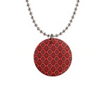 Illustrations Ajrak Abstract Design Pattern 1  Button Necklace