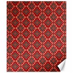 Illustrations Ajrak Abstract Design Pattern Canvas 8  x 10 