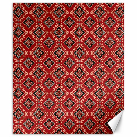 Illustrations Ajrak Abstract Design Pattern Canvas 20  x 24  from ArtsNow.com 19.57 x23.15  Canvas - 1