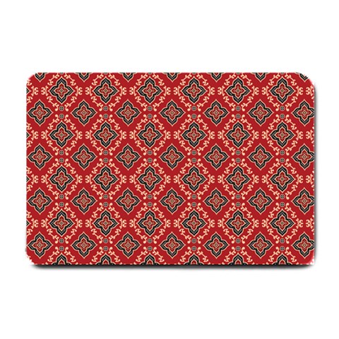 Illustrations Ajrak Abstract Design Pattern Small Doormat from ArtsNow.com 24 x16  Door Mat