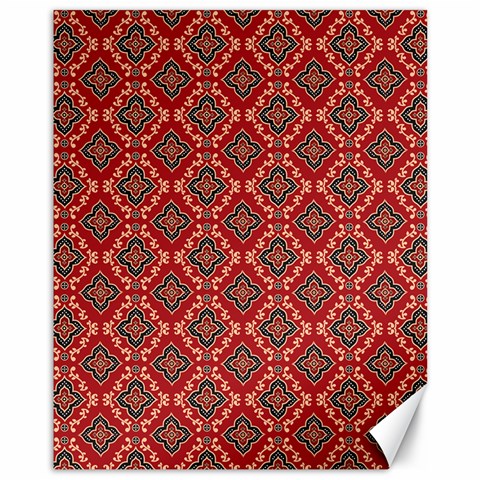 Illustrations Ajrak Abstract Design Pattern Canvas 11  x 14  from ArtsNow.com 10.95 x13.48  Canvas - 1