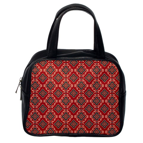 Illustrations Ajrak Abstract Design Pattern Classic Handbag (One Side) from ArtsNow.com Front