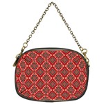 Illustrations Ajrak Abstract Design Pattern Chain Purse (One Side)