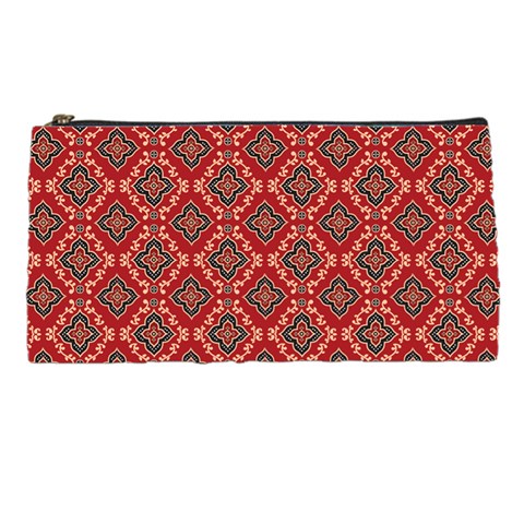 Illustrations Ajrak Abstract Design Pattern Pencil Case from ArtsNow.com Front