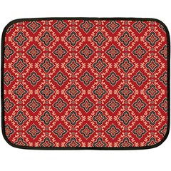 Illustrations Ajrak Abstract Design Pattern Two Sides Fleece Blanket (Mini) from ArtsNow.com 35 x27  Blanket Front