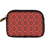 Illustrations Ajrak Abstract Design Pattern Digital Camera Leather Case