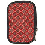 Illustrations Ajrak Abstract Design Pattern Compact Camera Leather Case