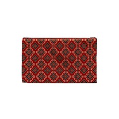 Illustrations Ajrak Abstract Design Pattern Cosmetic Bag (Small) from ArtsNow.com Back