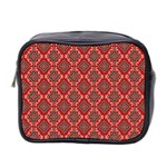 Illustrations Ajrak Abstract Design Pattern Mini Toiletries Bag (Two Sides)