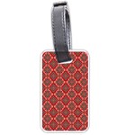 Illustrations Ajrak Abstract Design Pattern Luggage Tag (one side)