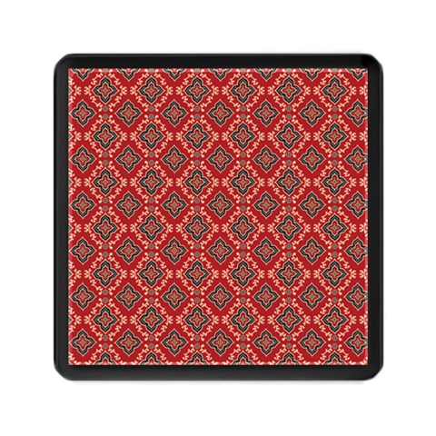 Illustrations Ajrak Abstract Design Pattern Memory Card Reader (Square) from ArtsNow.com Front