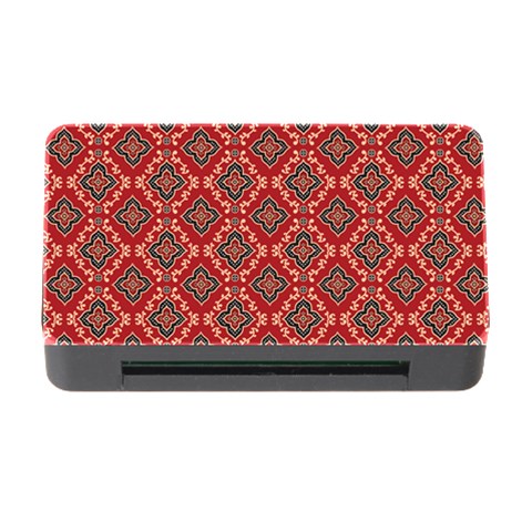 Illustrations Ajrak Abstract Design Pattern Memory Card Reader with CF from ArtsNow.com Front