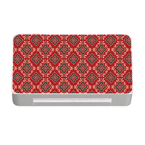 Illustrations Ajrak Abstract Design Pattern Memory Card Reader with CF from ArtsNow.com Front