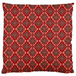 Illustrations Ajrak Abstract Design Pattern Large Cushion Case (One Side)