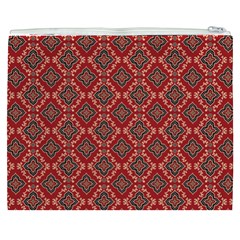 Illustrations Ajrak Abstract Design Pattern Cosmetic Bag (XXXL) from ArtsNow.com Back