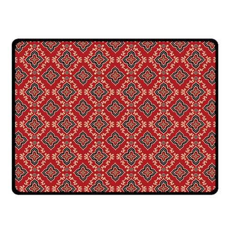 Illustrations Ajrak Abstract Design Pattern Two Sides Fleece Blanket (Small) from ArtsNow.com 45 x34  Blanket Front