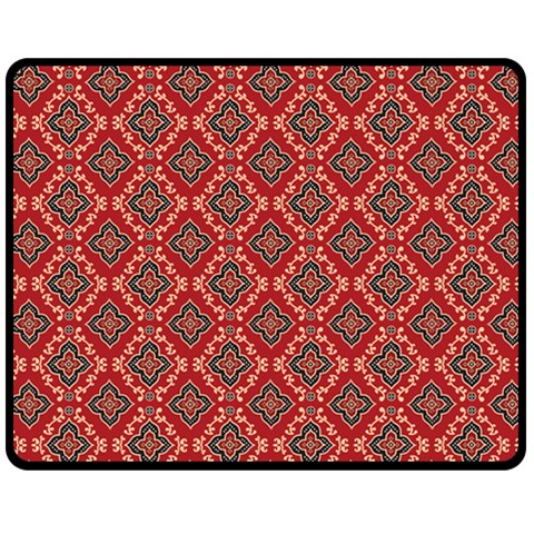 Illustrations Ajrak Abstract Design Pattern Two Sides Fleece Blanket (Medium) from ArtsNow.com 58.8 x47.4  Blanket Back