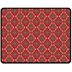 Illustrations Ajrak Abstract Design Pattern Two Sides Fleece Blanket (Medium) from ArtsNow.com 58.8 x47.4  Blanket Back