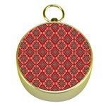 Illustrations Ajrak Abstract Design Pattern Gold Compasses