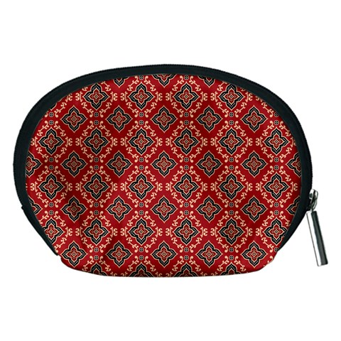 Illustrations Ajrak Abstract Design Pattern Accessory Pouch (Medium) from ArtsNow.com Back